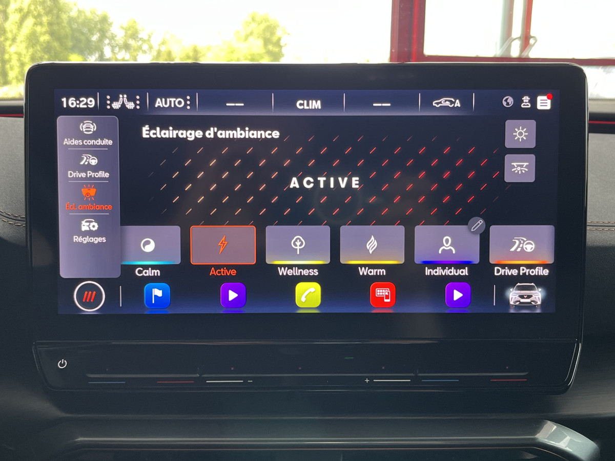 CUPRA FORMENTOR 2,0 TDI 150  GPS CAMERA KEYLESS FULL LED APPLE CARPLAY VIRTUAL COCKPIT PARK PILOT DRIVE PROFILE REGULATEUR LIMITEUR JANTES 19 PACK HIVER EXCELLENT ETAT