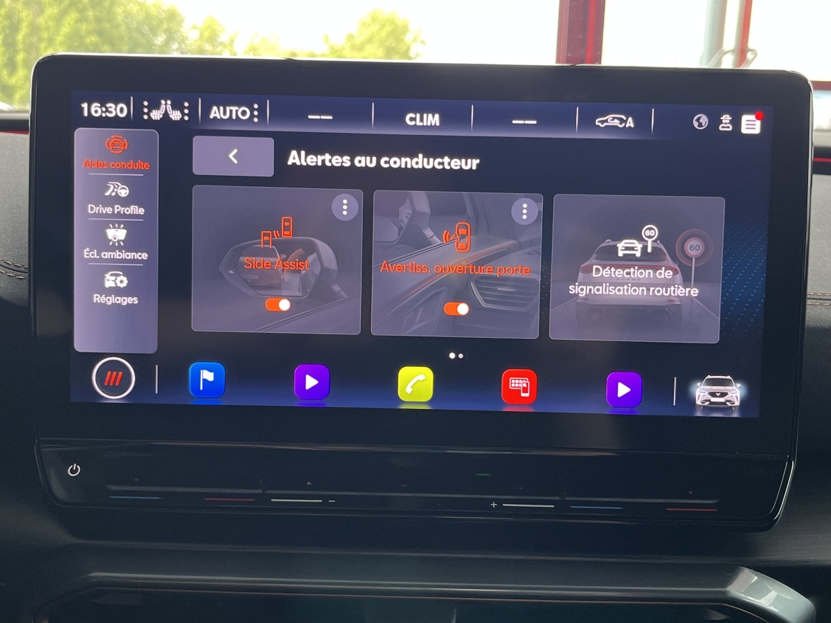 CUPRA FORMENTOR 2,0 TDI 150  GPS CAMERA KEYLESS FULL LED APPLE CARPLAY VIRTUAL COCKPIT PARK PILOT DRIVE PROFILE REGULATEUR LIMITEUR JANTES 19 PACK HIVER EXCELLENT ETAT