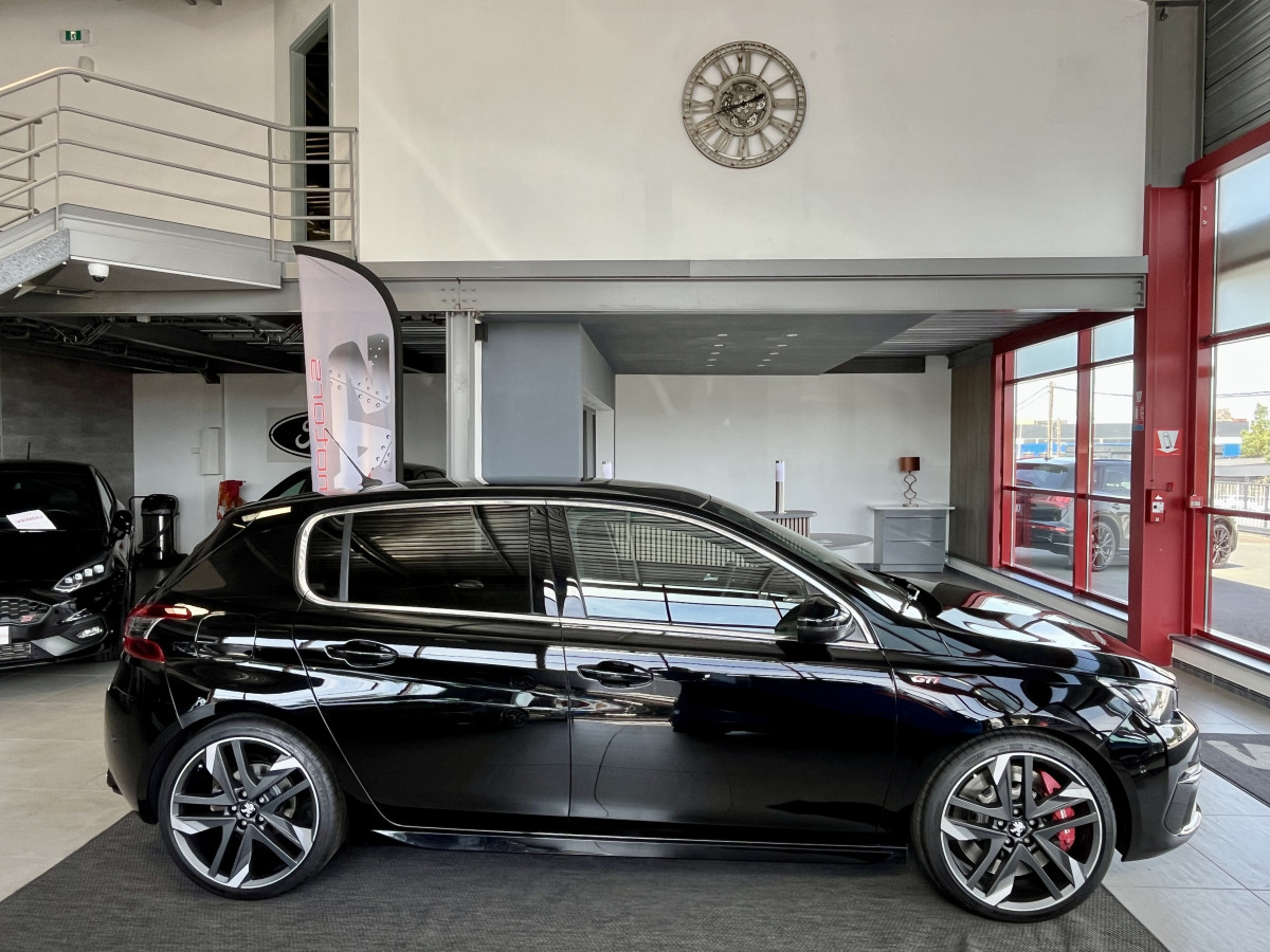 PEUGEOT 308 GTI 1,6 263 PHASE 2 TOIT PANORAMIQUE GPS CAMERA KEYLESS  HIFI DENON REGULATEUR LIMITEUR APPLE CARPLAY DIFFERENTIEL A GLISSEMENT JANTES 19 PARK ASSIST
