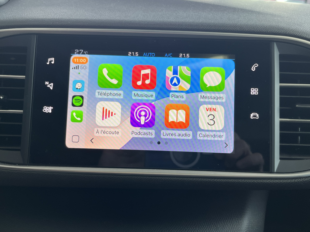 PEUGEOT 308 GTI 1,6 263 PHASE 2 TOIT PANORAMIQUE GPS CAMERA KEYLESS  HIFI DENON REGULATEUR LIMITEUR APPLE CARPLAY DIFFERENTIEL A GLISSEMENT JANTES 19 PARK ASSIST