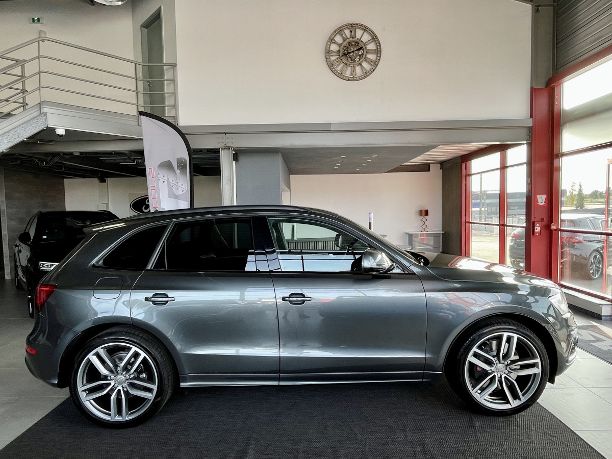 AUDI SQ5 3,0  TDI V6 326 COMPETITION  BVA8 QUATTRO ATTELAGE  GPS HIFI B&O KEYLESS REGULATEUR ADAPTATIF  BI-XENON  PARK PILOT  DRIVE SELECT JANTE 21  EXCELLENT ETAT