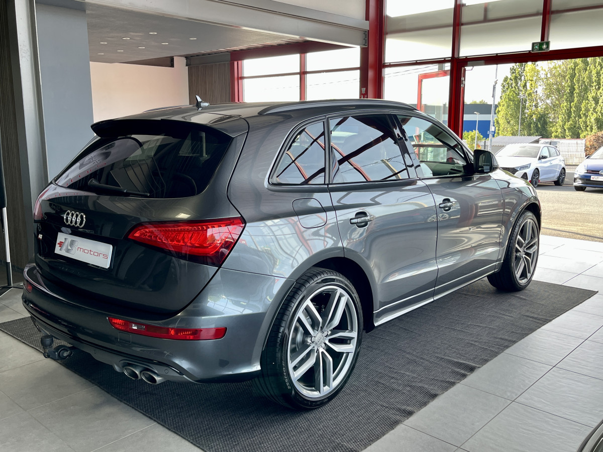 AUDI SQ5 3,0  TDI V6 326 COMPETITION  BVA8 QUATTRO ATTELAGE  GPS HIFI B&O KEYLESS REGULATEUR ADAPTATIF  BI-XENON  PARK PILOT  DRIVE SELECT JANTE 21  EXCELLENT ETAT