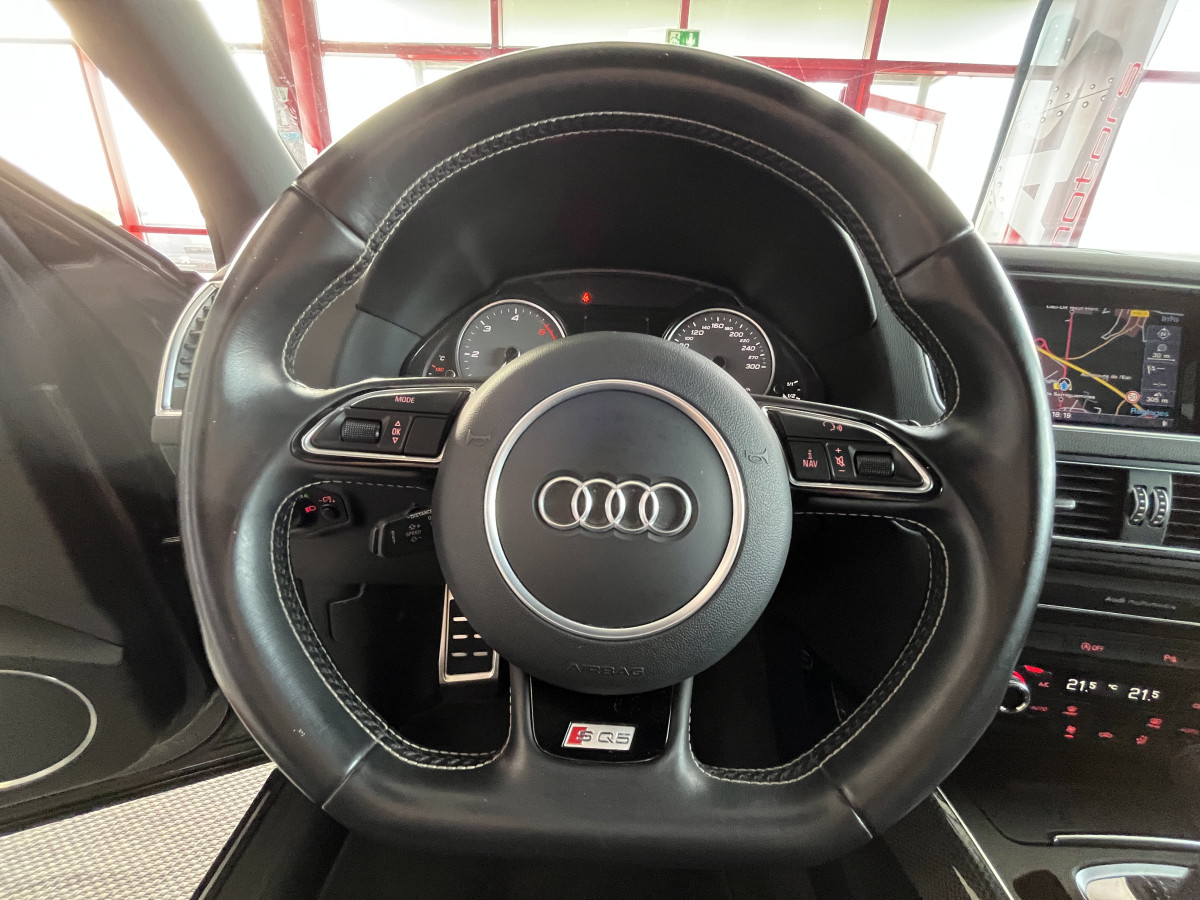 AUDI SQ5 3,0  TDI V6 326 COMPETITION  BVA8 QUATTRO ATTELAGE  GPS HIFI B&O KEYLESS REGULATEUR ADAPTATIF  BI-XENON  PARK PILOT  DRIVE SELECT JANTE 21  EXCELLENT ETAT