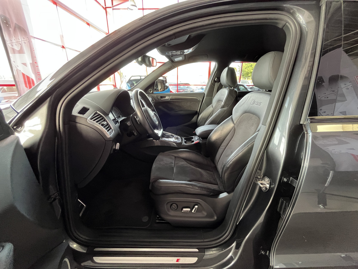 AUDI SQ5 3,0  TDI V6 326 COMPETITION  BVA8 QUATTRO ATTELAGE  GPS HIFI B&O KEYLESS REGULATEUR ADAPTATIF  BI-XENON  PARK PILOT  DRIVE SELECT JANTE 21  EXCELLENT ETAT