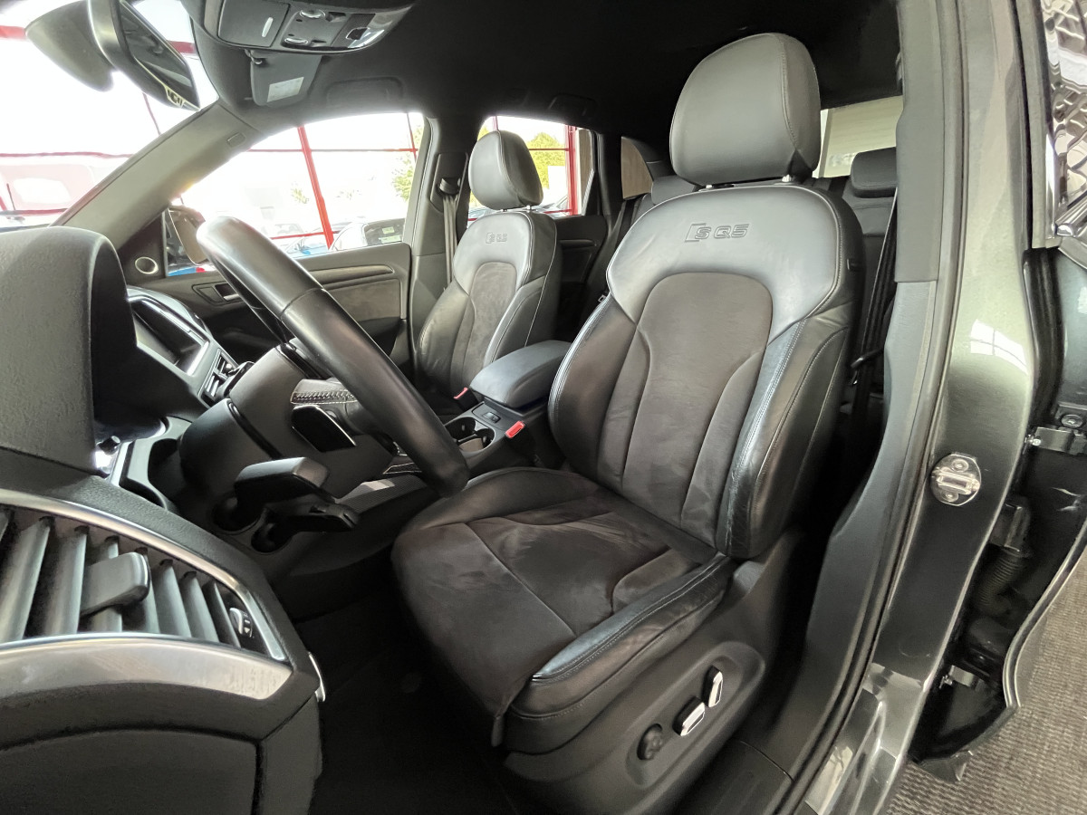 AUDI SQ5 3,0  TDI V6 326 COMPETITION  BVA8 QUATTRO ATTELAGE  GPS HIFI B&O KEYLESS REGULATEUR ADAPTATIF  BI-XENON  PARK PILOT  DRIVE SELECT JANTE 21  EXCELLENT ETAT