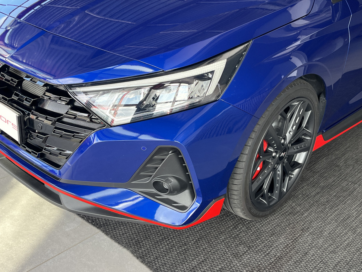 HYUNDAI I20 N 1,6 T-GDI 204 GPS CAMERA APPLE CARPLAY REGULATEUR LIMITEUR KEYLESS VIRTUAL COCKPIT DRIVE SELECT HIFI BOSE FULL LED DIFFERENTIEL A GLISSEMENT ETAT NEUF