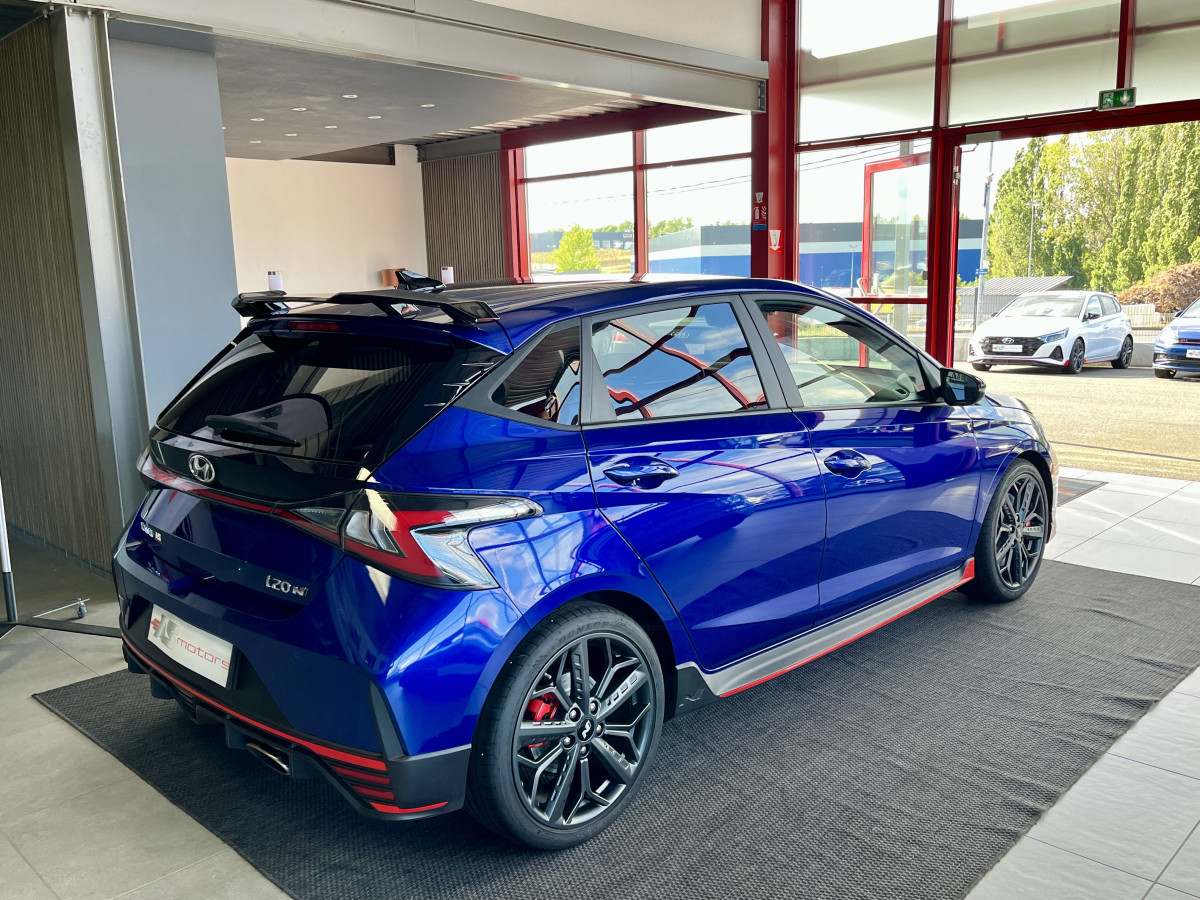 HYUNDAI I20 N 1,6 T-GDI 204 GPS CAMERA APPLE CARPLAY REGULATEUR LIMITEUR KEYLESS VIRTUAL COCKPIT DRIVE SELECT HIFI BOSE FULL LED DIFFERENTIEL A GLISSEMENT ETAT NEUF
