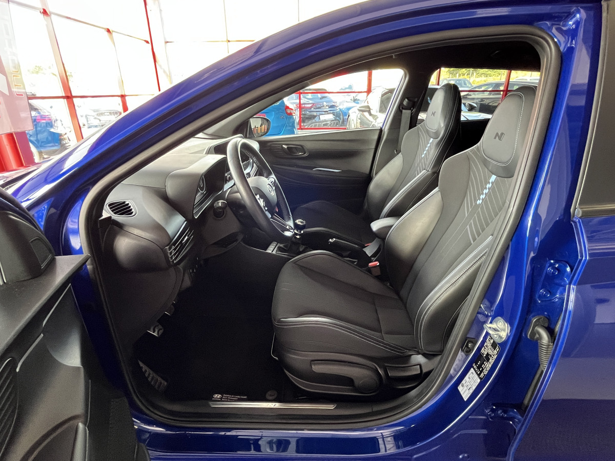 HYUNDAI I20 N 1,6 T-GDI 204 GPS CAMERA APPLE CARPLAY REGULATEUR LIMITEUR KEYLESS VIRTUAL COCKPIT DRIVE SELECT HIFI BOSE FULL LED DIFFERENTIEL A GLISSEMENT ETAT NEUF
