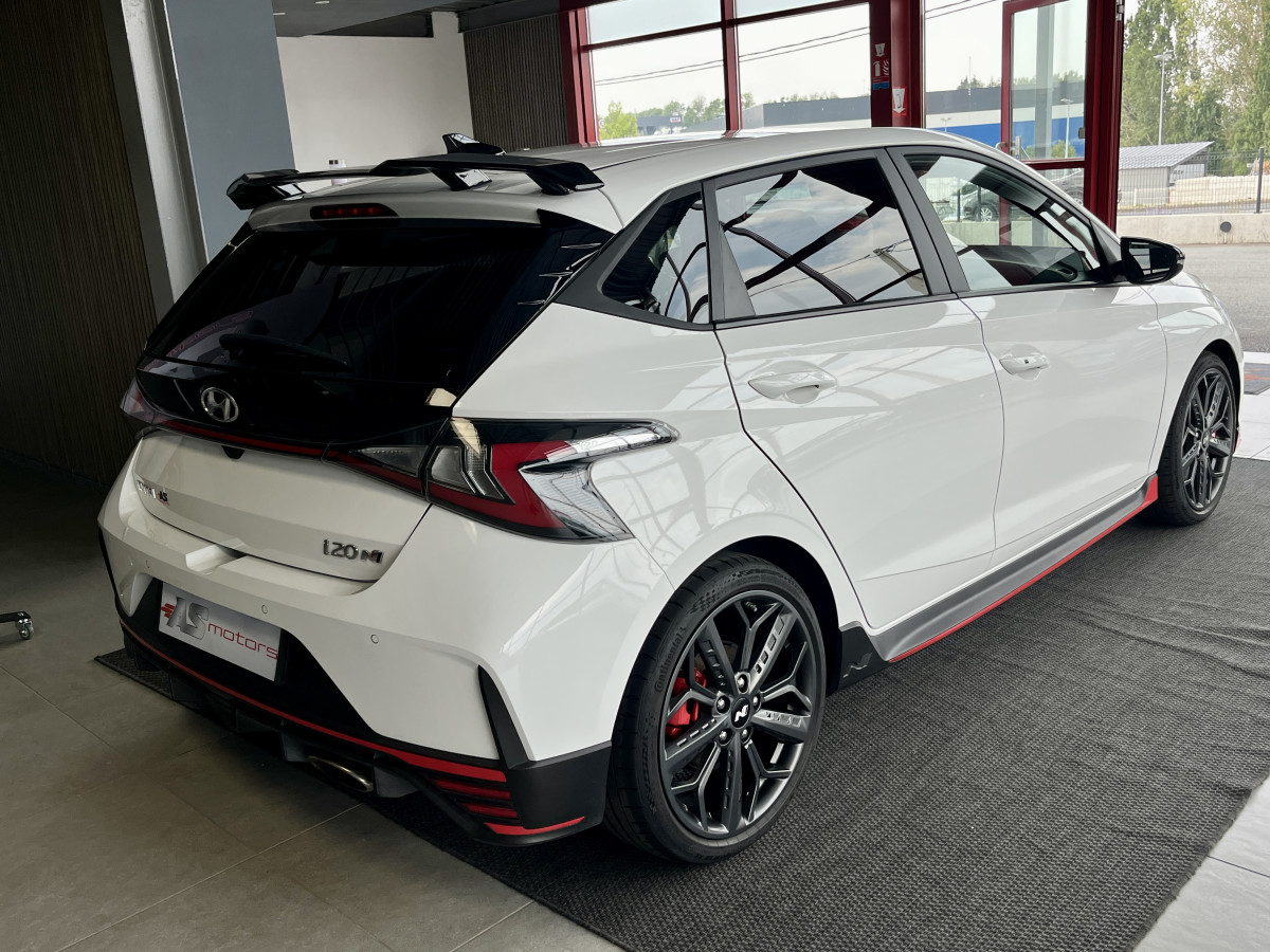 HYUNDAI I20 N 1,6 T-GDI 204 GPS CAMERA APPLE CARPLAY REGULATEUR LIMITEUR KEYLESS VIRTUAL COCKPIT DRIVE SELECT HIFI BOSE FULL LED DIFFERENTIEL A GLISSEMENT ETAT NEUF
