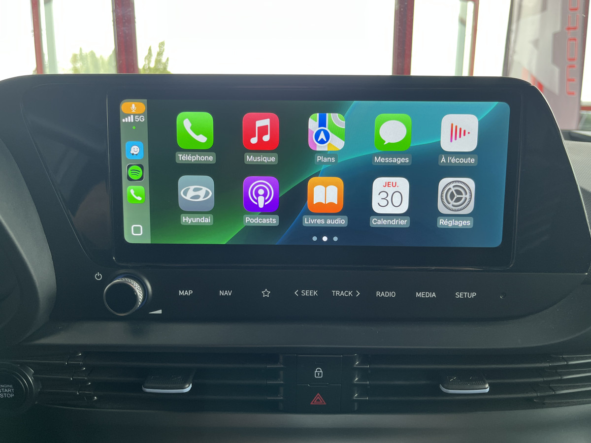 HYUNDAI I20 N 1,6 T-GDI 204 GPS CAMERA APPLE CARPLAY REGULATEUR LIMITEUR KEYLESS VIRTUAL COCKPIT DRIVE SELECT HIFI BOSE FULL LED DIFFERENTIEL A GLISSEMENT ETAT NEUF