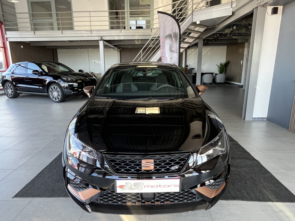 SEAT LEON CUPRA R 2,0 TSI 310 EDITION LIMLITED 799 EXEMPLAIRES GPS CAMERA DCC ACC  KEYLESS REGULATEUR ADAPTATIF SIEGES BAQUETS PACK ALCANTARA  DIVE PROFILE PACK CARBON APPLE CARPLAY FULL LED PARK PILOT HIFI BEATS JANTES 19 ETAT PROCHE DU NEUF