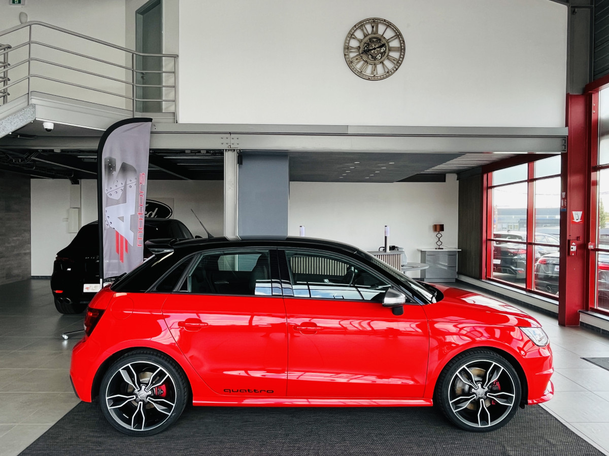 AUDI S1 SPORTBACK 2,0 TFSI  231 QUATTRO GPS KEYLESS  DRIVE SELECT JANTES ALU 18 BI-XENON REGULATEUR HIFI BOSE EXCELLENT ETAT