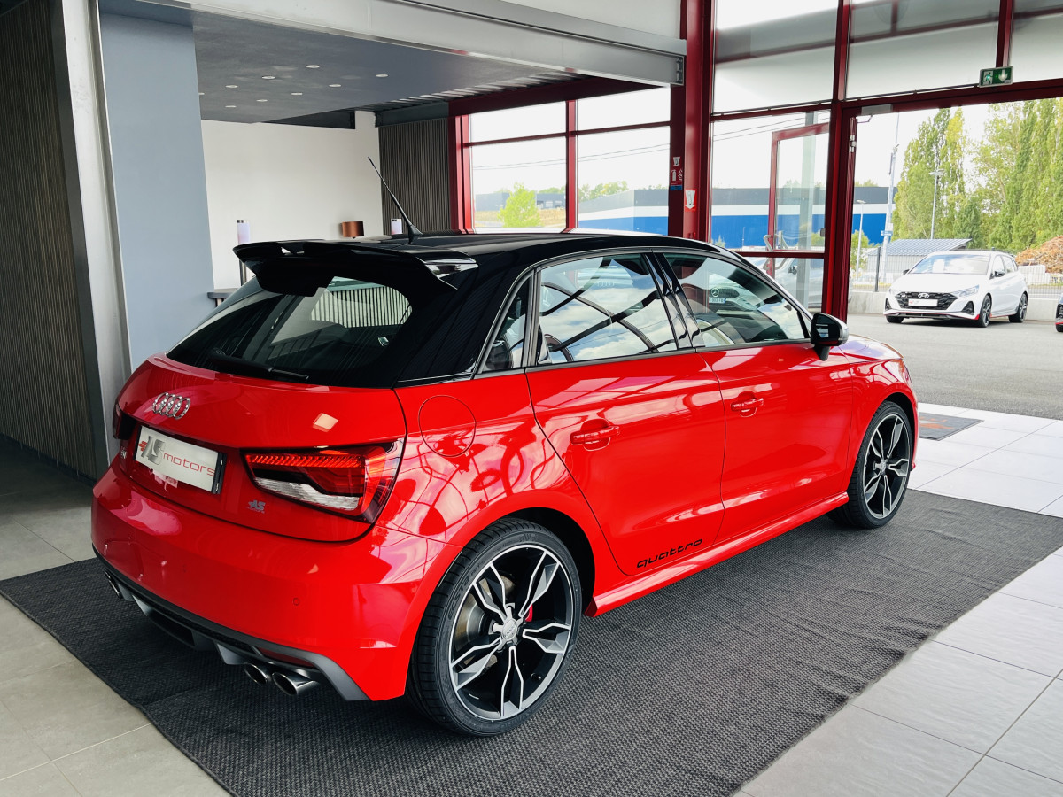 AUDI S1 SPORTBACK 2,0 TFSI  231 QUATTRO GPS KEYLESS  DRIVE SELECT JANTES ALU 18 BI-XENON REGULATEUR HIFI BOSE EXCELLENT ETAT