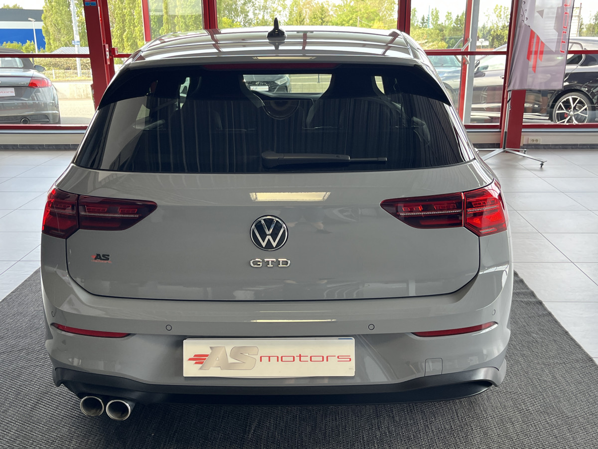 VOLKSWAGEN GOLF 8 GTD 2,0 TDI 200 DSG7 GPS CAMERA ACC COMPORTEMENT DYNAMIQUE  IQ-DRIVE PARK ASSIST PARK PILOT REGULATEUR ADAPTATIF  LIMITEUR FULL LED APPLE CARPLAY KEYLESS DRIVE SELECT  EXCELLENT ETAT