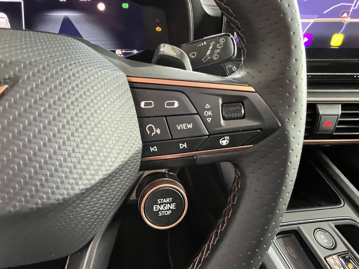 CUPRA FORMENTOR 1,4 E-HYBRID 245 VZ DSG6  GPS CAMERA DCC ACC  360 KEYLESS FULL LED VIRTUAL COCKPIT PARK PILOT PARK ASSIST  DRIVE PROFILE REGULATEUR ADAPTATIF LIMITEUR JANTES 19 PACK HIVER EXCELLENT ETAT