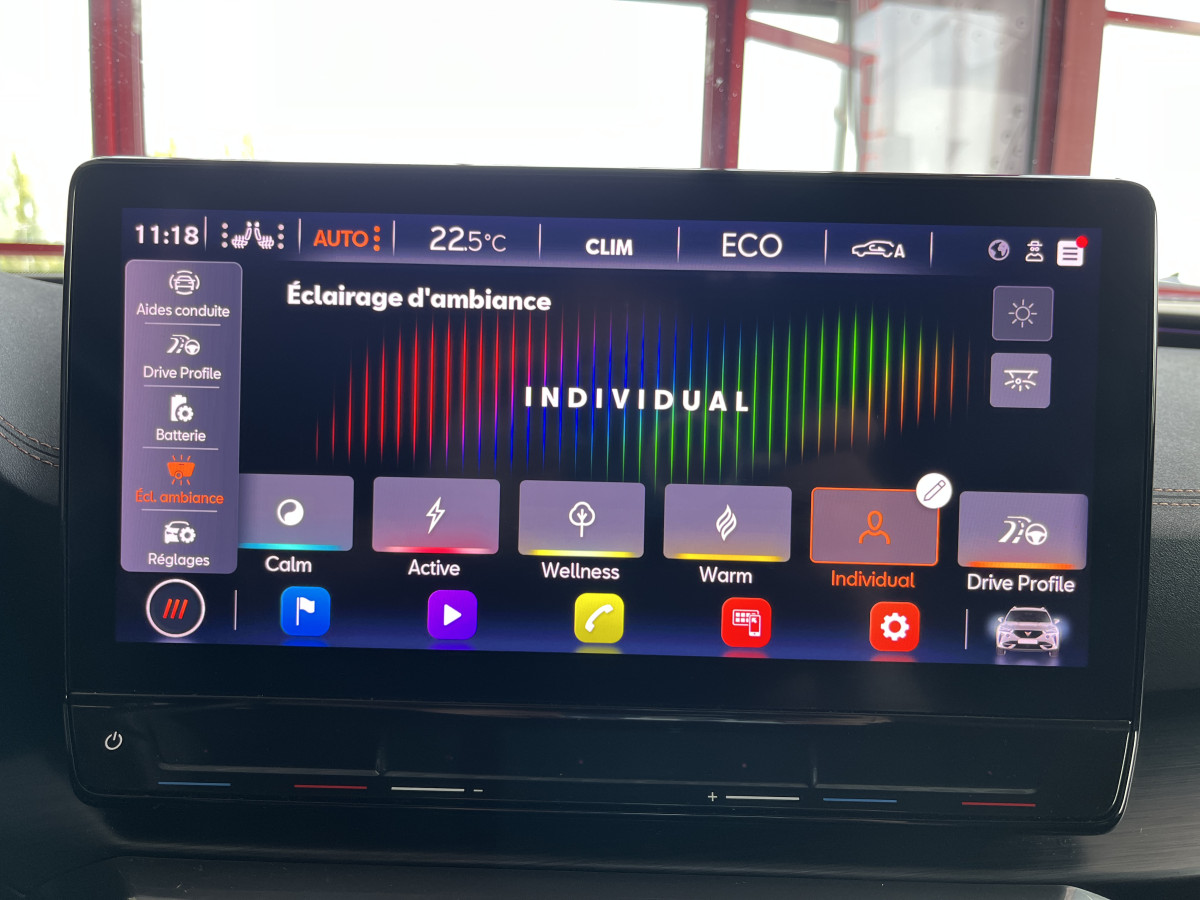 CUPRA FORMENTOR 1,4 E-HYBRID 245 VZ DSG6  GPS CAMERA DCC ACC  360 KEYLESS FULL LED VIRTUAL COCKPIT PARK PILOT PARK ASSIST  DRIVE PROFILE REGULATEUR ADAPTATIF LIMITEUR JANTES 19 PACK HIVER EXCELLENT ETAT