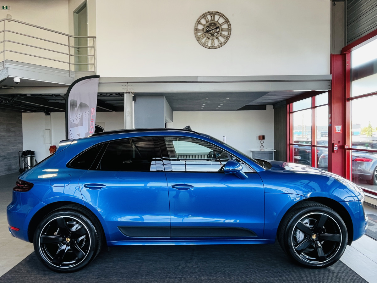 PORSCHE MACAN S  3,0 V6 340 4X4 PDK ATTELAGE TOIT PANORAMIQUE  GPS CAMERA 360  HIFI BOSE APPLE CARPLAY PCM  PASM PACK CARBON REGULATEUR ADAPTATIF  SUSPENSION PNEUMATIQUE  PACK CHRONO SPORT JANTES  21 EXCELLENT ETAT