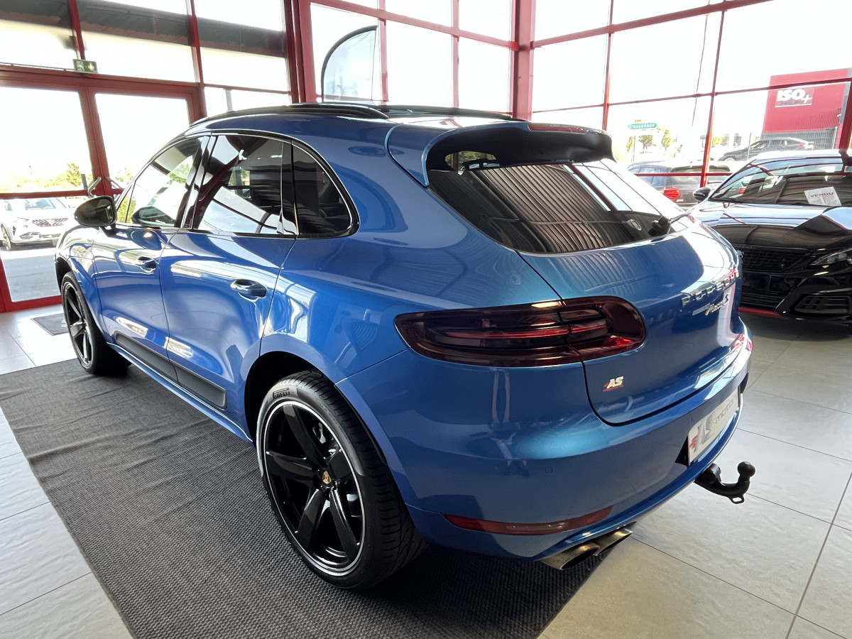 PORSCHE MACAN S  3,0 V6 340 4X4 PDK ATTELAGE TOIT PANORAMIQUE  GPS CAMERA 360  HIFI BOSE APPLE CARPLAY PCM  PASM PACK CARBON REGULATEUR ADAPTATIF  SUSPENSION PNEUMATIQUE  PACK CHRONO SPORT JANTES  21 EXCELLENT ETAT
