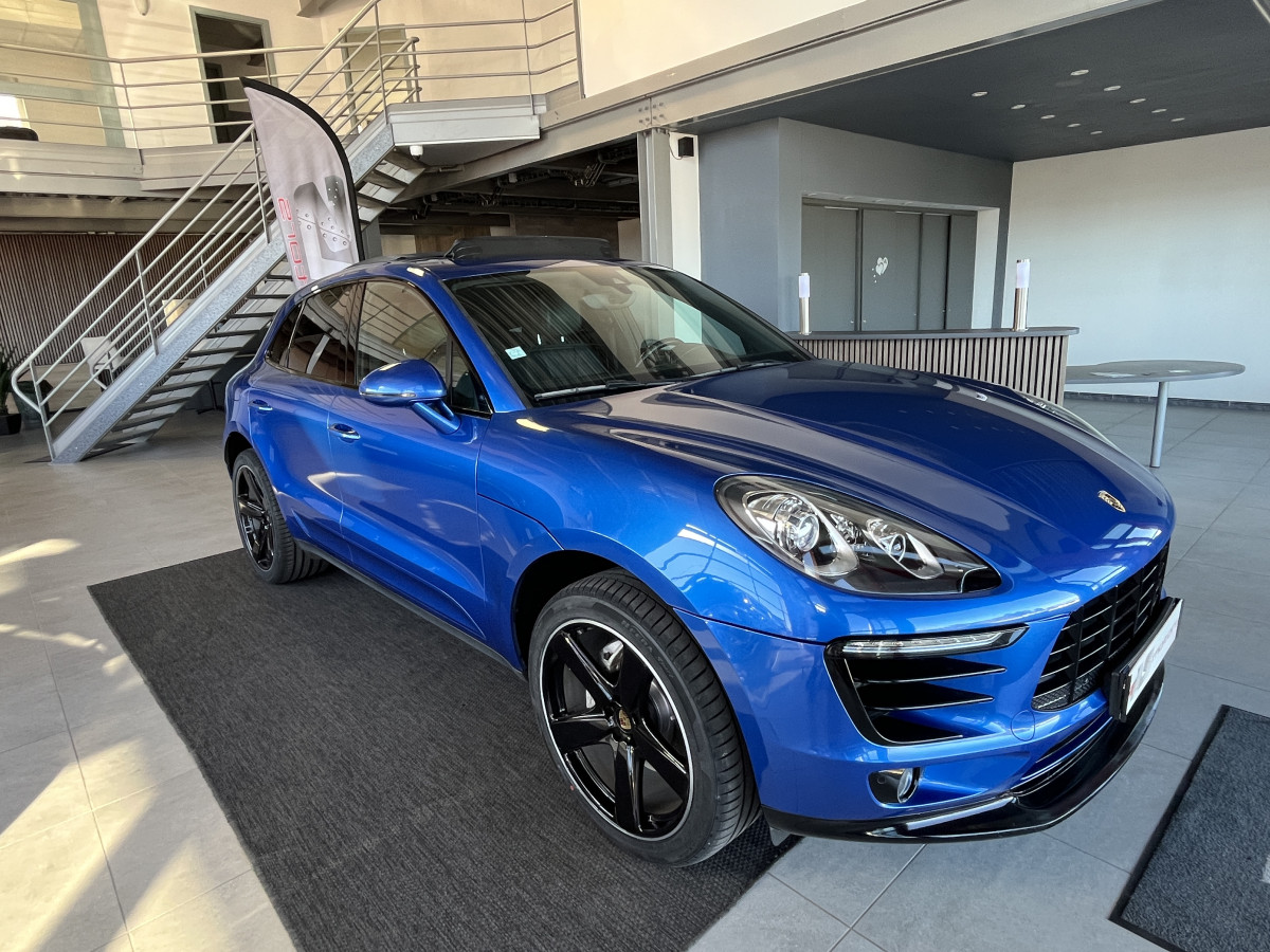 PORSCHE MACAN S DIESEL 3,0 V6 258 4X4 PDK  PASM PDLS PCM GPS TOIT PANORAMIQUE CAMERA REGULATEUR LIMITEUR BOUSSOLE  HIFI BOSE BI-XENON PACK SPORT DESIGN PACK CONFORT JANTES TURBO 21