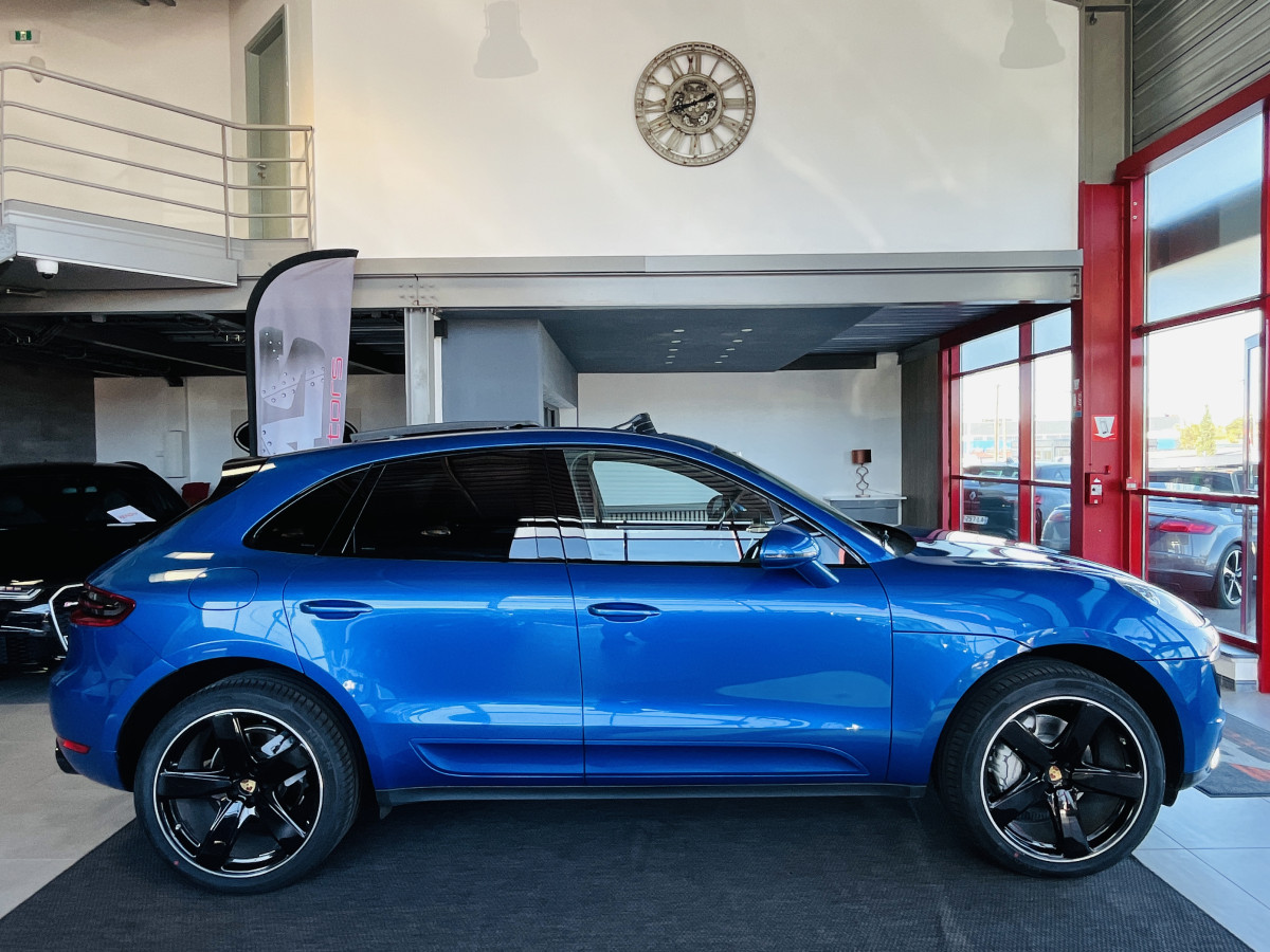PORSCHE MACAN S DIESEL 3,0 V6 258 4X4 PDK  PASM PDLS PCM GPS TOIT PANORAMIQUE CAMERA REGULATEUR LIMITEUR BOUSSOLE  HIFI BOSE BI-XENON PACK SPORT DESIGN PACK CONFORT JANTES TURBO 21