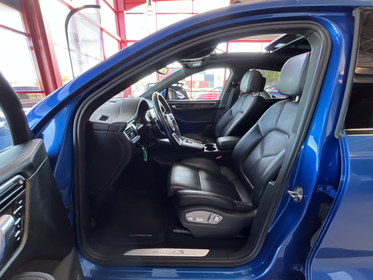 PORSCHE MACAN S DIESEL 3,0 V6 258 4X4 PDK  PASM PDLS PCM GPS TOIT PANORAMIQUE CAMERA REGULATEUR LIMITEUR BOUSSOLE  HIFI BOSE BI-XENON PACK SPORT DESIGN PACK CONFORT JANTES TURBO 21