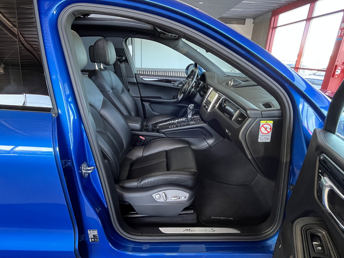 PORSCHE MACAN S DIESEL 3,0 V6 258 4X4 PDK  PASM PDLS PCM GPS TOIT PANORAMIQUE CAMERA REGULATEUR LIMITEUR BOUSSOLE  HIFI BOSE BI-XENON PACK SPORT DESIGN PACK CONFORT JANTES TURBO 21