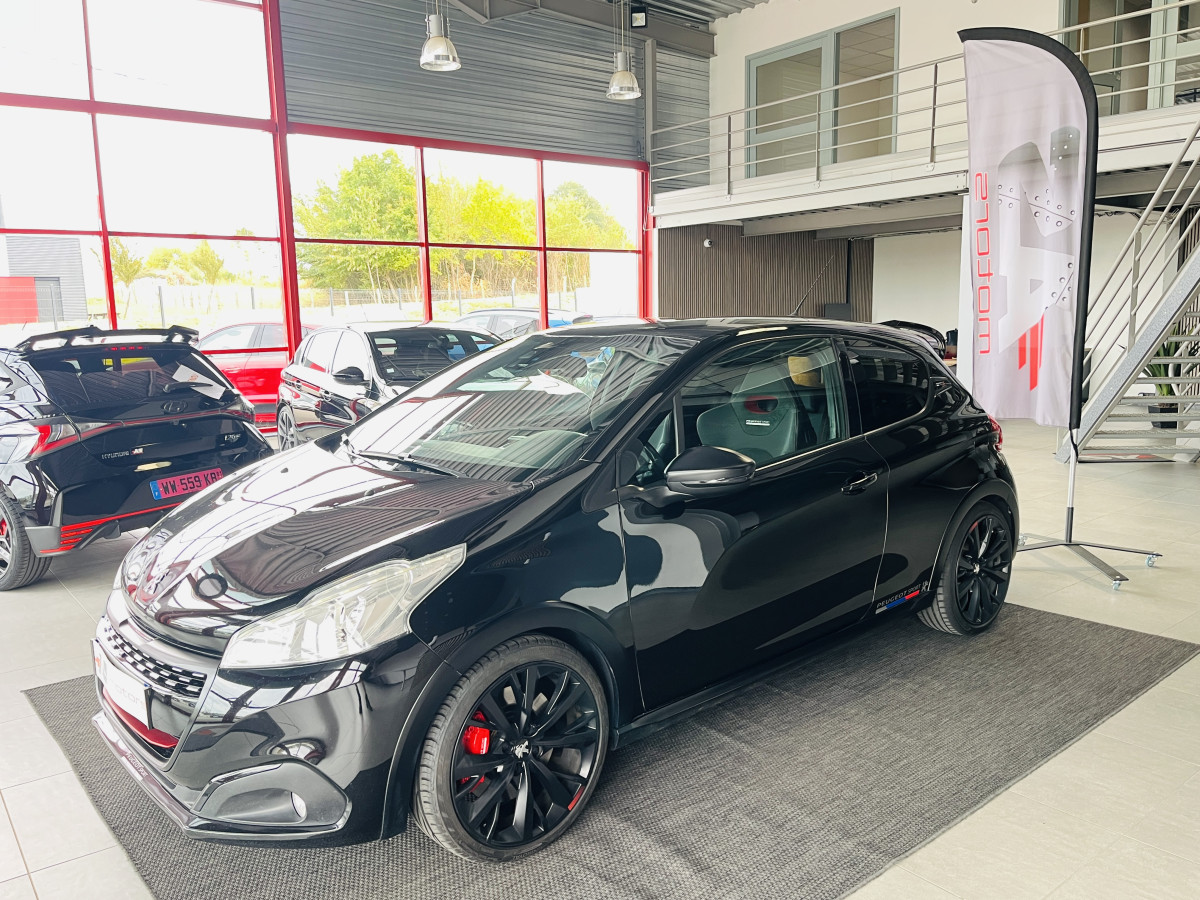 PEUGEOT 208 GTI BPS 1,6 208 GPS CAMERA APPLE CARPLAY HIFI JBL REGULATEUR LIMITEUR PARK PILOT FEUX HALOGENE JANTES 18  EXCELLENT ETAT