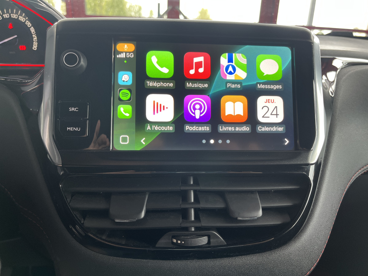PEUGEOT 208 GTI BPS 1,6 208 GPS CAMERA APPLE CARPLAY HIFI JBL REGULATEUR LIMITEUR PARK PILOT FEUX HALOGENE JANTES 18  EXCELLENT ETAT