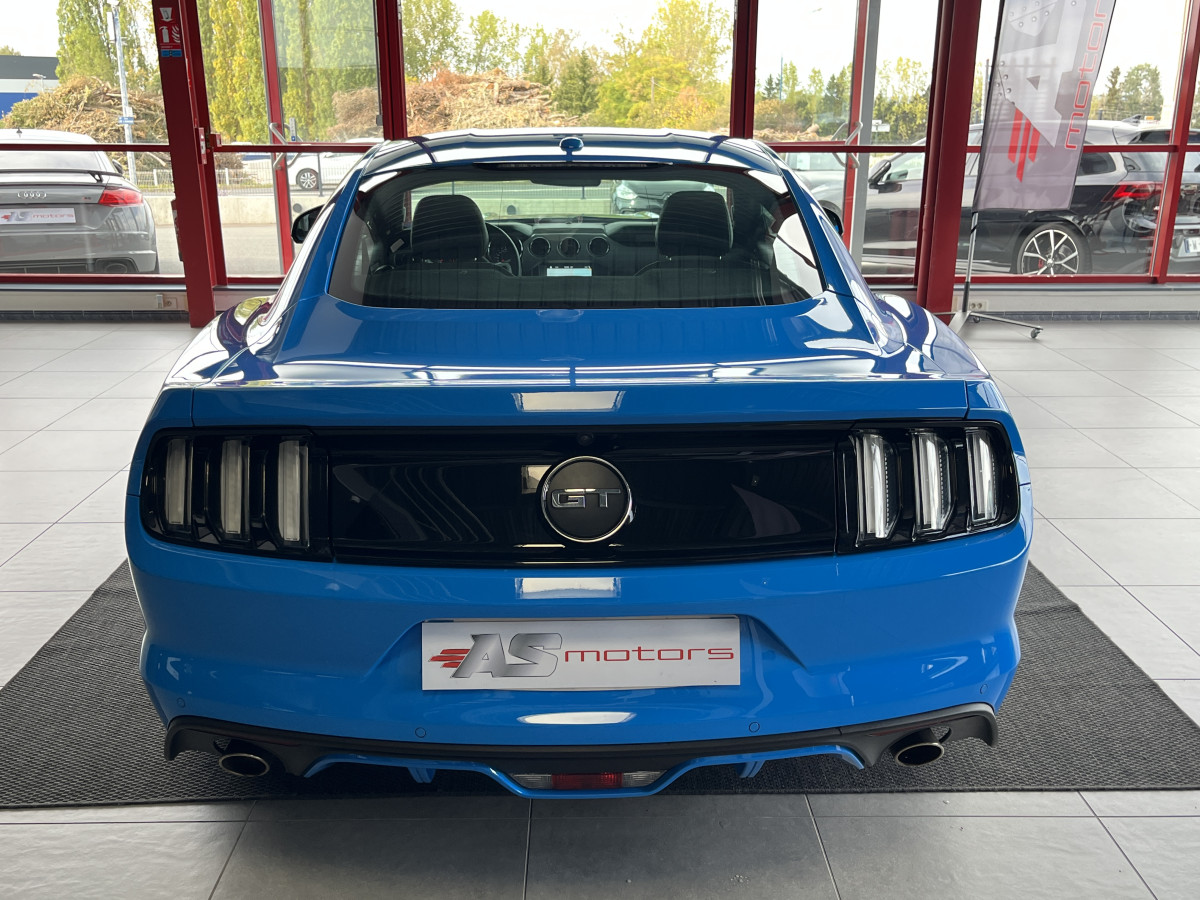 FORD MUSTANG FASTBACK 5,0 V8 421 GT GPS CAMERA REGULATEUR LIMITEUR KEYLESS ECHAPPEMENT A CLAPET HIFI SOUND   PARK PILOT APPLE CARPLAY FEUX BI-XENON JANTES 19 EXCELLENT ETAT