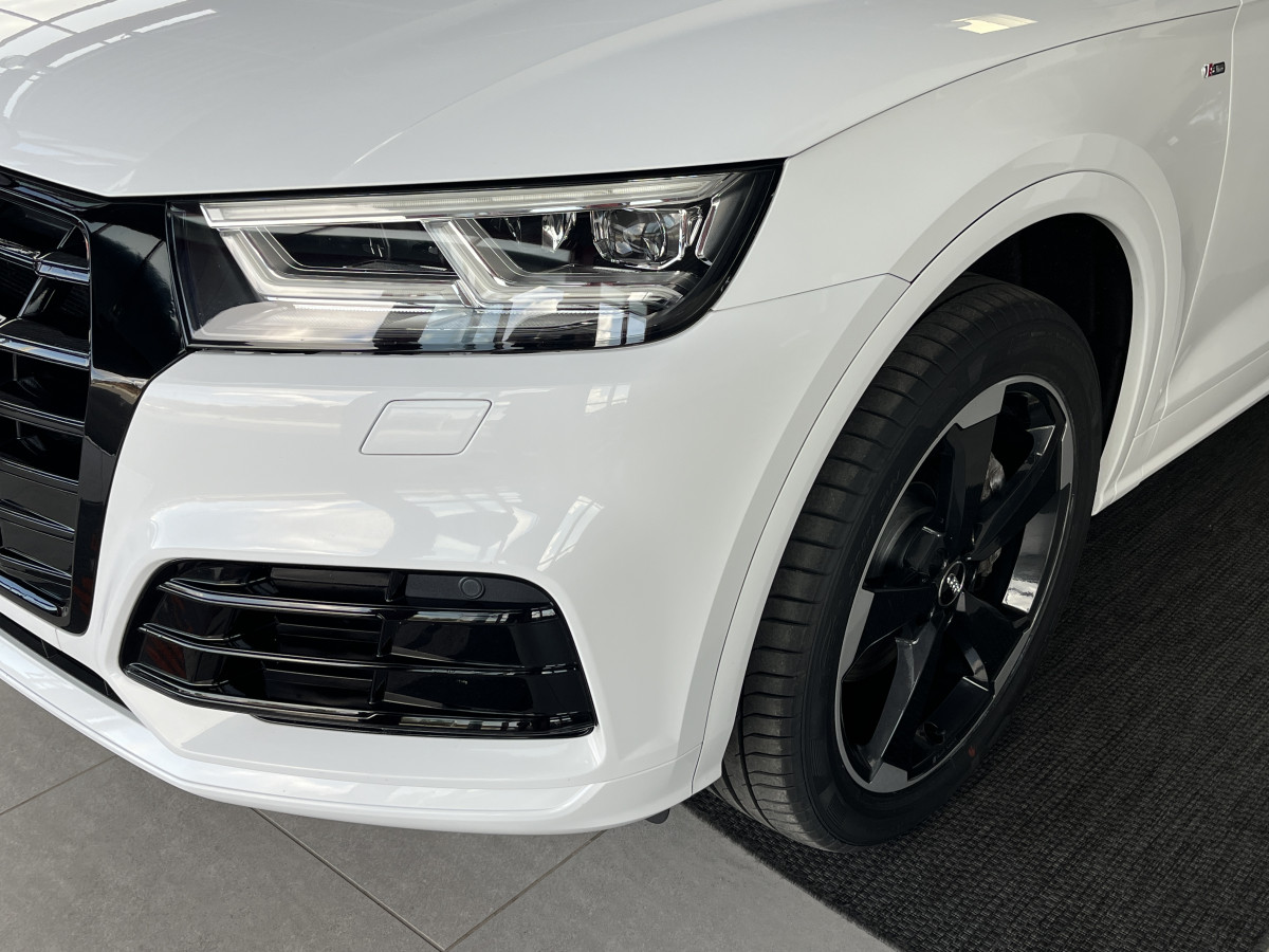 AUDI Q5 S-LINE 2,0 TDI 190 QUATTRO  S-TRONIC 7 TOIT PANORAMIQUE OUVRANT GPS CAMERA APPLE CARPLAY KEYLESS REGULATEUR LIMITEUR FEUX LED PARK PILOT JANTES ROTOR 19