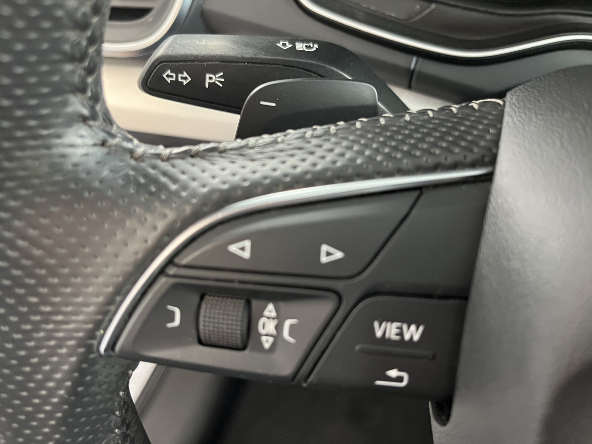 AUDI Q5 S-LINE 2,0 TDI 190 QUATTRO  S-TRONIC 7 TOIT PANORAMIQUE OUVRANT GPS CAMERA APPLE CARPLAY KEYLESS REGULATEUR LIMITEUR FEUX LED PARK PILOT JANTES ROTOR 19