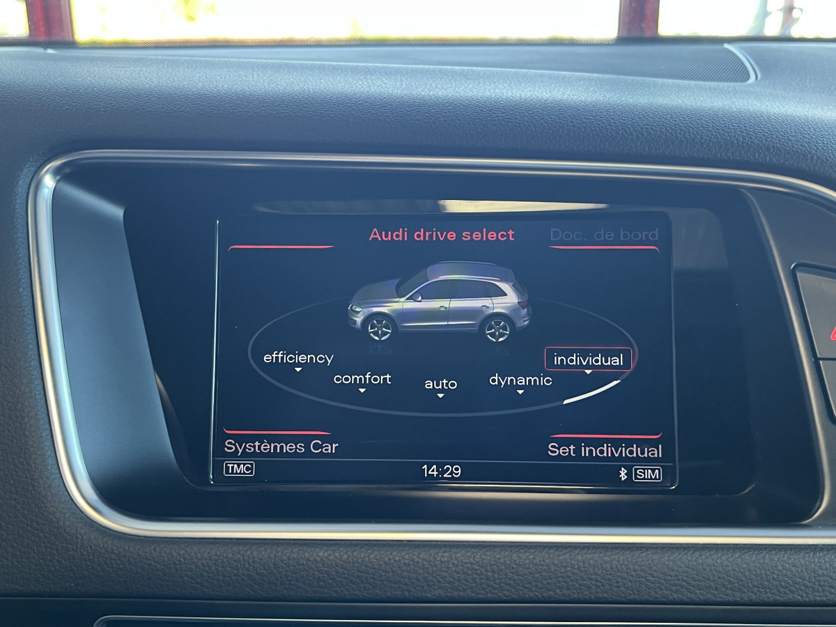 AUDI SQ5 3,0  TDI V6 313 BVA8 QUATTRO ATTELAGE  TOIT PANORAMIQUE OUVRANT  GPS CAMERA HIFI B&O KEYLESS REGULATEUR ADAPTATIF FULL CUIR  BI-XENON  PARK PILOT  PACK CARBON DRIVE SELECT JANTE 21  EXCELLENT ETAT