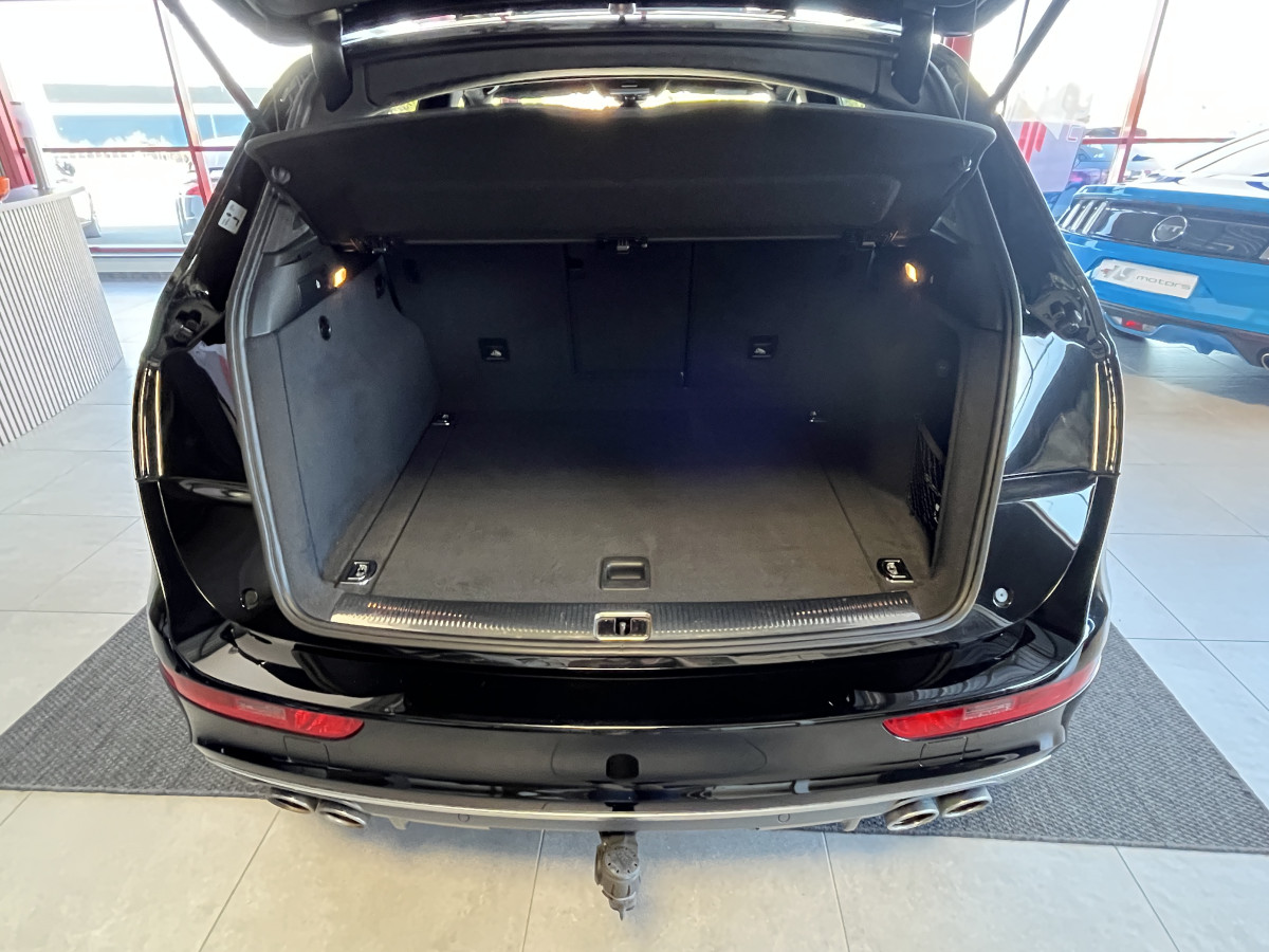AUDI SQ5 3,0  TDI V6 313 BVA8 QUATTRO ATTELAGE  TOIT PANORAMIQUE OUVRANT  GPS CAMERA HIFI B&O KEYLESS REGULATEUR ADAPTATIF FULL CUIR  BI-XENON  PARK PILOT  PACK CARBON DRIVE SELECT JANTE 21  EXCELLENT ETAT