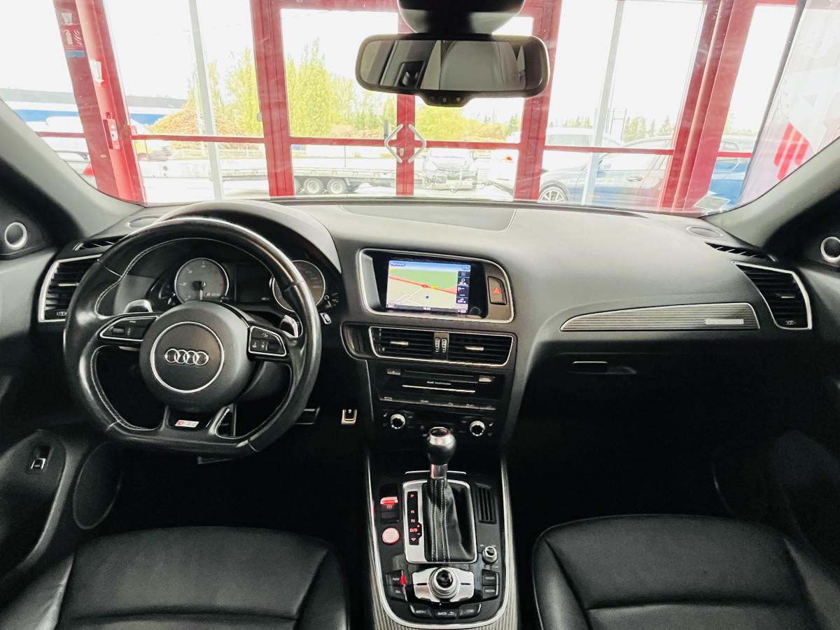 AUDI SQ5 3,0  TDI V6 313 BVA8 QUATTRO ATTELAGE TOIT PANORAMIQUE OUVRANT  GPS CAMERA HIFI B&O KEYLESS REGULATEUR ADAPTATIF  BI-XENON  PARK PILOT  DRIVE SELECT JANTES 20  EXCELLENT ETAT