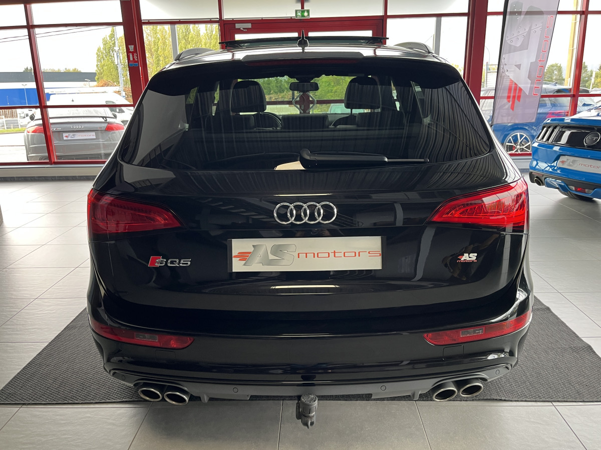 AUDI SQ5 3,0  TDI V6 313 BVA8 QUATTRO ATTELAGE TOIT PANORAMIQUE OUVRANT  GPS CAMERA HIFI B&O KEYLESS REGULATEUR ADAPTATIF  BI-XENON  PARK PILOT  DRIVE SELECT JANTES 20  EXCELLENT ETAT