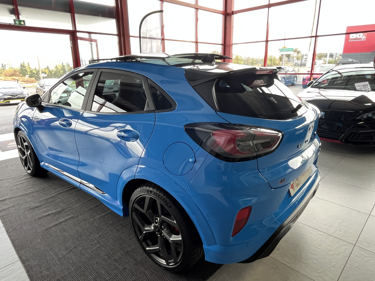 FORD PUMA ST 1,5 200  PHASE 2 PACK PERFORMANCE DIFFERENTIEL ATTELAGE GPS CAMERA  TOIT PANORAMIQUE FEUX FULL LED HIFI B&O APPLE CAR PLAY PACK HIVER PARK PILOT  KEYLESS BLEU AZURA  ETAT NEUF
