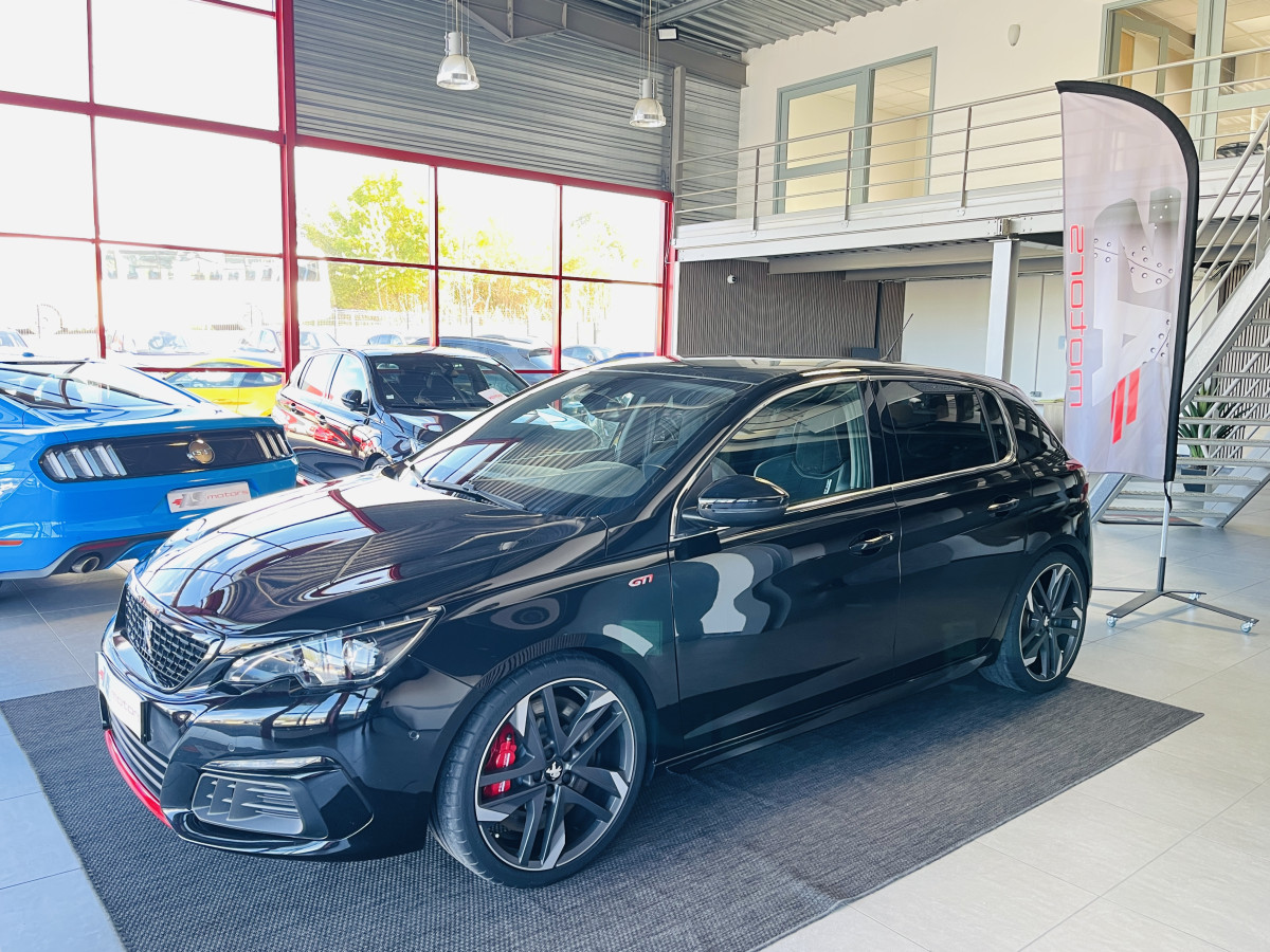 PEUGEOT 308 GTI 1,6 263 PHASE 2 TOIT PANORAMIQUE GPS CAMERA KEYLESS  HIFI DENON REGULATEUR LIMITEUR APPLE CARPLAY DIFFERENTIEL A GLISSEMENT JANTES 19 PARK ASSIST