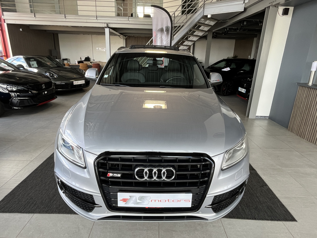 AUDI SQ5 TDI V6 313 QUATTRO BVA8 QUATTRO TOIT PANORAMIQUE  GPS CAMERA KEYLESS HIFI B&O  REGULATEUR  BI-XENON  PACK CARBON  PARK PILOT   DRIVE SELECT JANTE 21 EXCELLENT ETAT