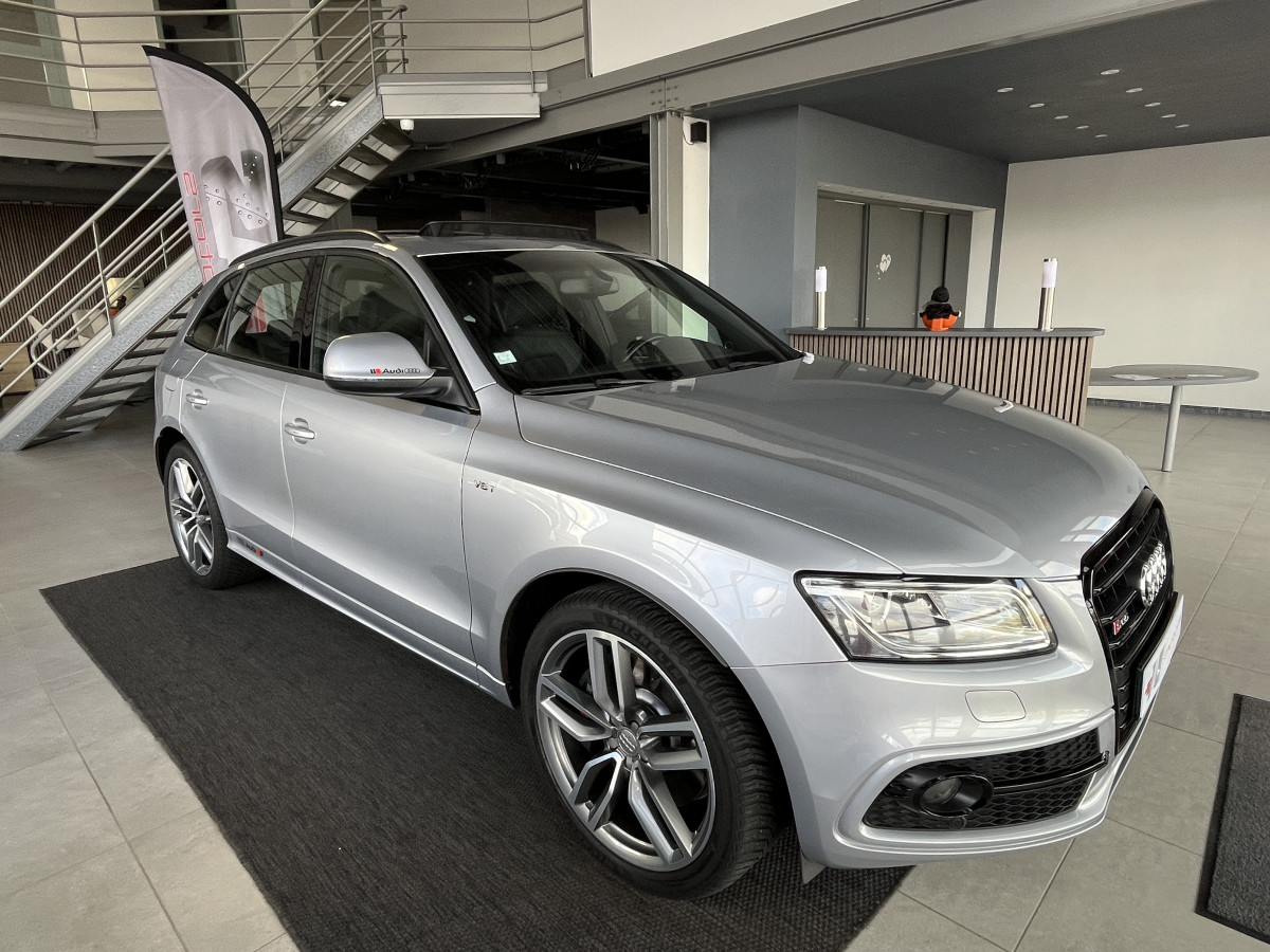 AUDI SQ5 TDI V6 313 QUATTRO BVA8 QUATTRO TOIT PANORAMIQUE  GPS CAMERA KEYLESS HIFI B&O  REGULATEUR  BI-XENON  PACK CARBON  PARK PILOT   DRIVE SELECT JANTE 21 EXCELLENT ETAT