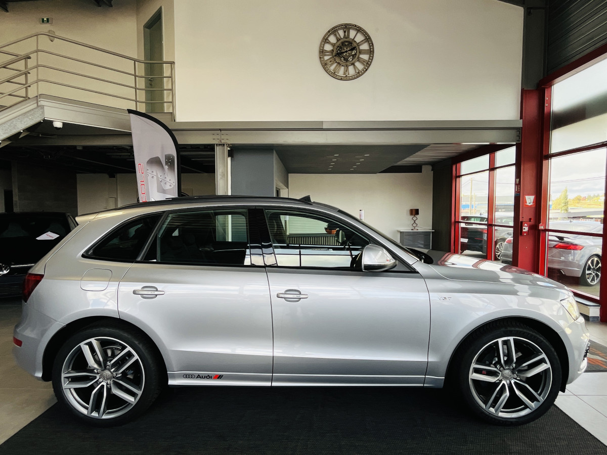 AUDI SQ5 TDI V6 313 QUATTRO BVA8 QUATTRO TOIT PANORAMIQUE  GPS CAMERA KEYLESS HIFI B&O  REGULATEUR  BI-XENON  PACK CARBON  PARK PILOT   DRIVE SELECT JANTE 21 EXCELLENT ETAT