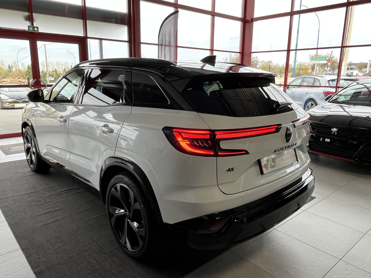 RENAULT AUSTRAL ICONIC ESPRIT ALPINE E-TECH FULL HYBRID 200 ATTELAGE GPS CAMERA 360 KEYLESS APPLE CARPLAY REGULATEUR ADAPTATIF LIMITEUR FULL LED VISION PARK PILOT AV-AR JANTES 20 EXCELLENT ETAT