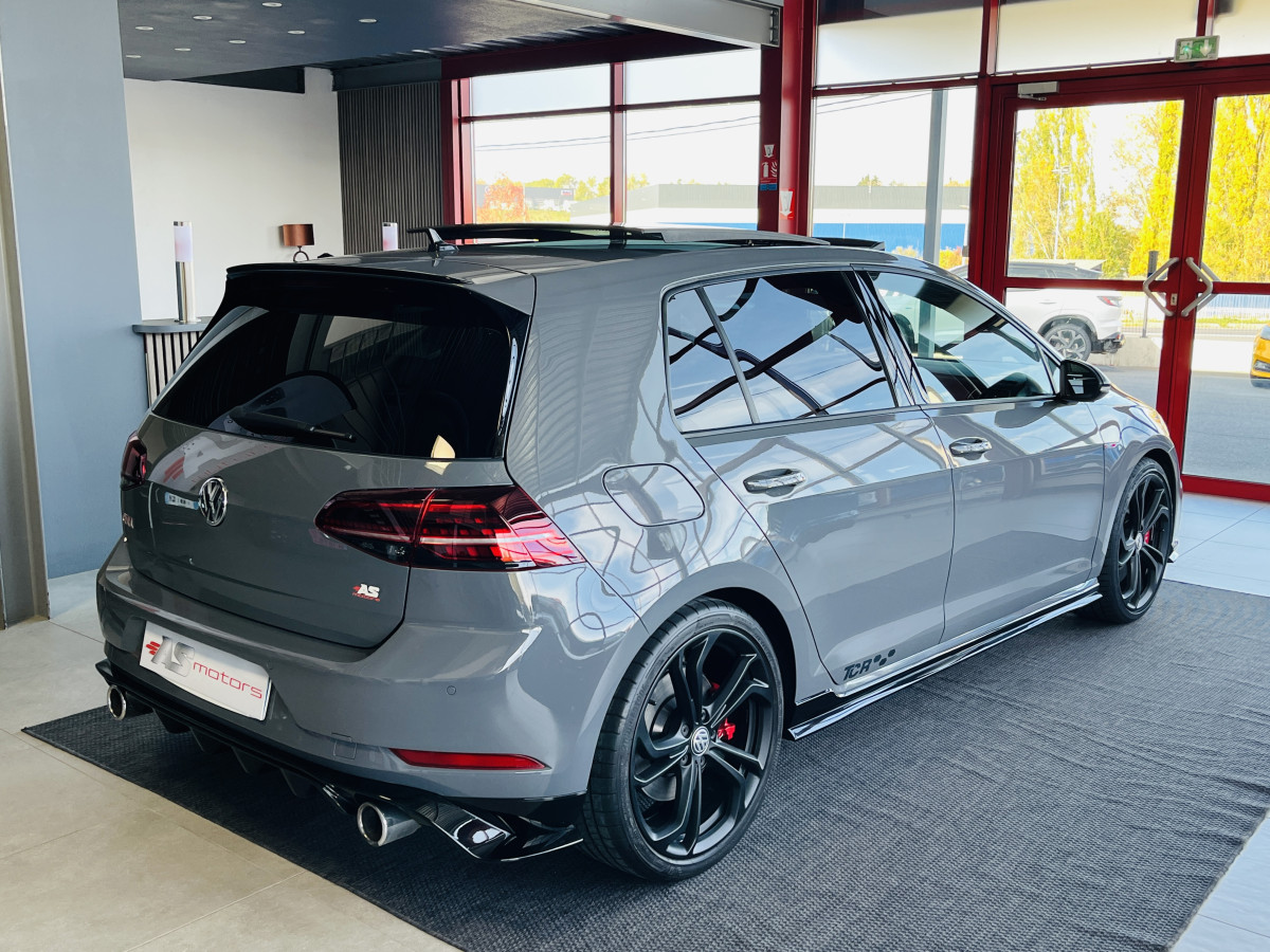 VW GOLF 7 GTI TCR  2,0 TSI 290 DSG7 TOIT PANORAMIQUE OUVRANT  GPS CAMERA  ACC DCC DIGITAL COCKPIT KEYLESS REGULATEUR ADAPTATIF LIMITEUR  FULL LED JANTES 19  EXCELLENT ETAT
