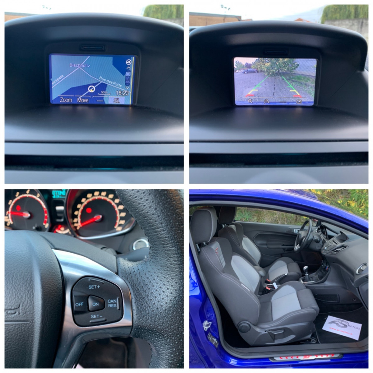 FORD FIESTA ST 1,6 TURBO 182 PACK PERF GPS CAMERA