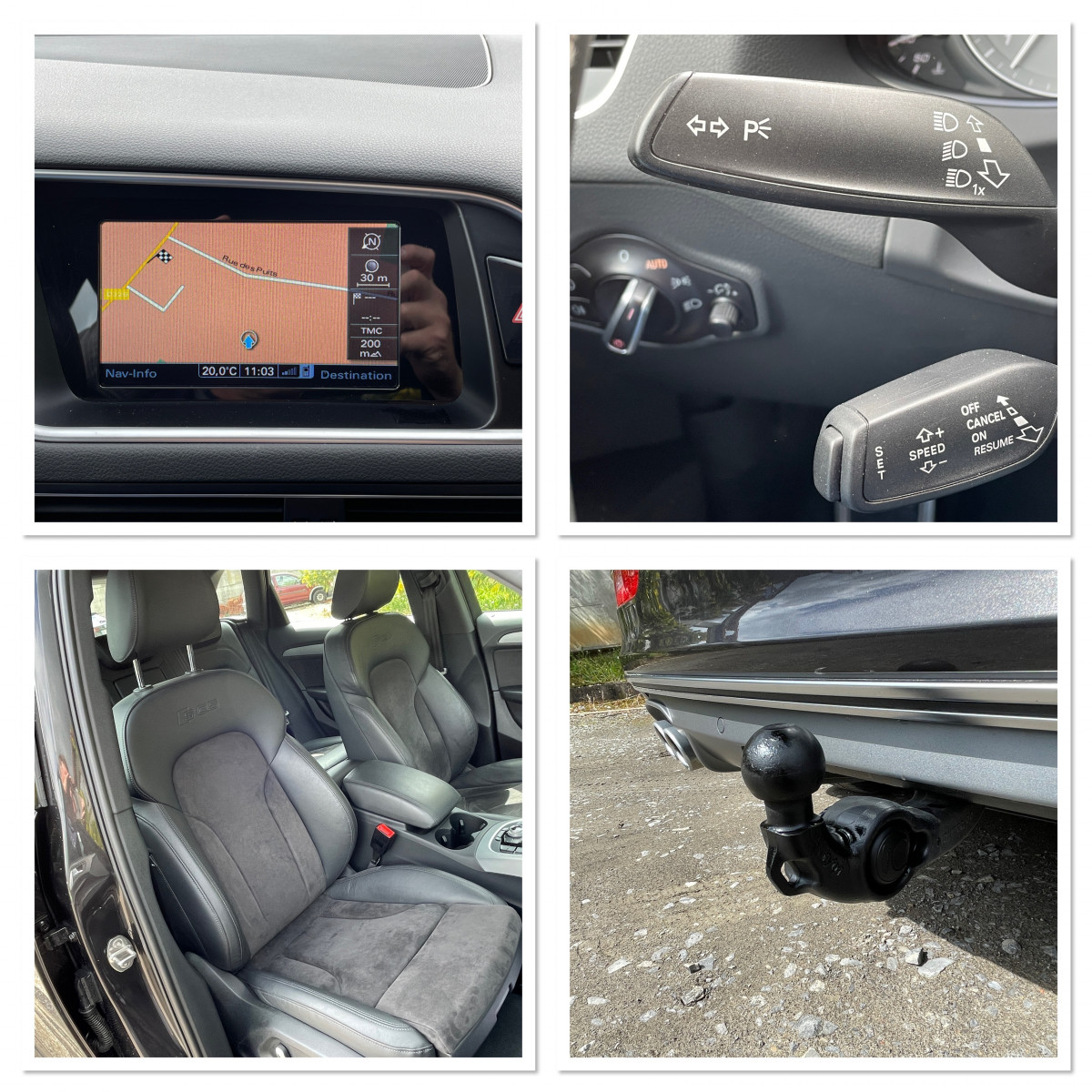 AUDI SQ5 3,0 V6 TDI 313 QUATTRO GPS  ATTELAGE SIEGES ELECTRIQUE BLUETOOTH