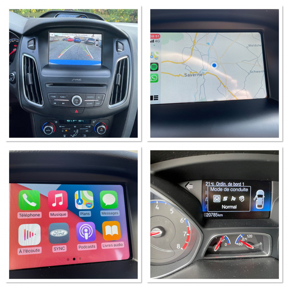 FOCUS RS 2,3 350 ECOBOOST GPS ANDROID APPLE CARPLAY CAMERA