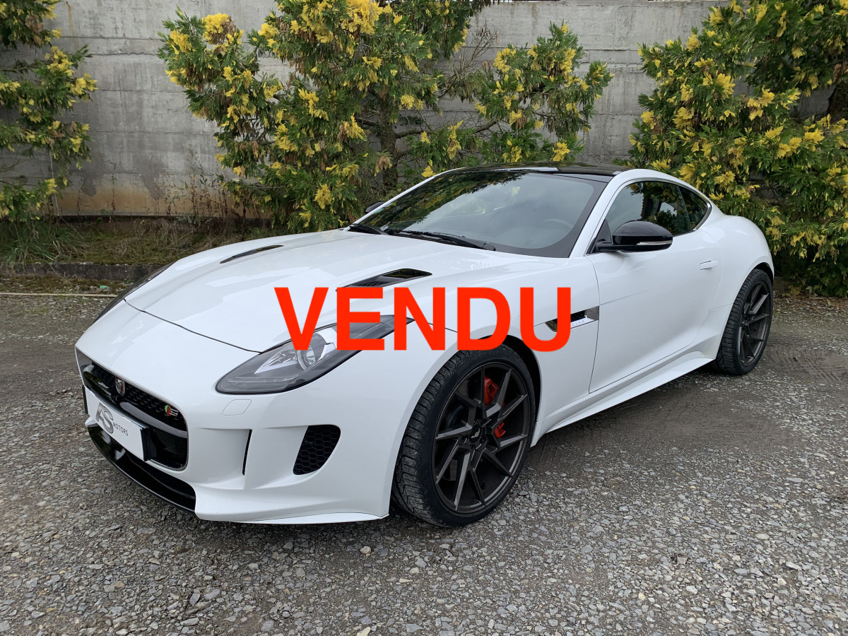 JAGUAR F-TYPE COUPE V6 S 380 AWD 4 ROUES MOTRICES PACK SPORT DESIGN FULL OPTIONS CAMERA KEYLESS MERIDIAN SIEGES BAQUETS