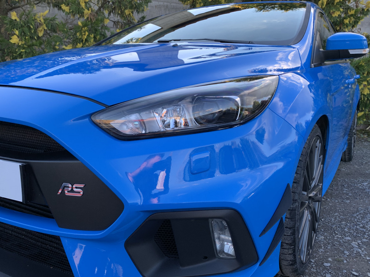 FORD FOCUS RS 2,3 ECOBOOST 350 BLEU NITROUS GPS CAMERA BAQUETS RECARO REGULATEUR BLUETOOTH DRIVING MODE