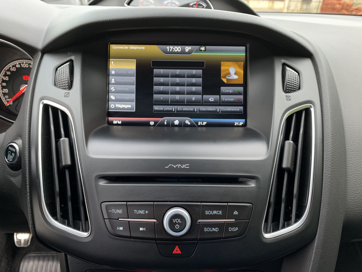 FORD FOCUS ST 2.0 250 GRIS STEALTH CUIR COMPLET RECARO GPS BLUETOOTH HIFI SONY