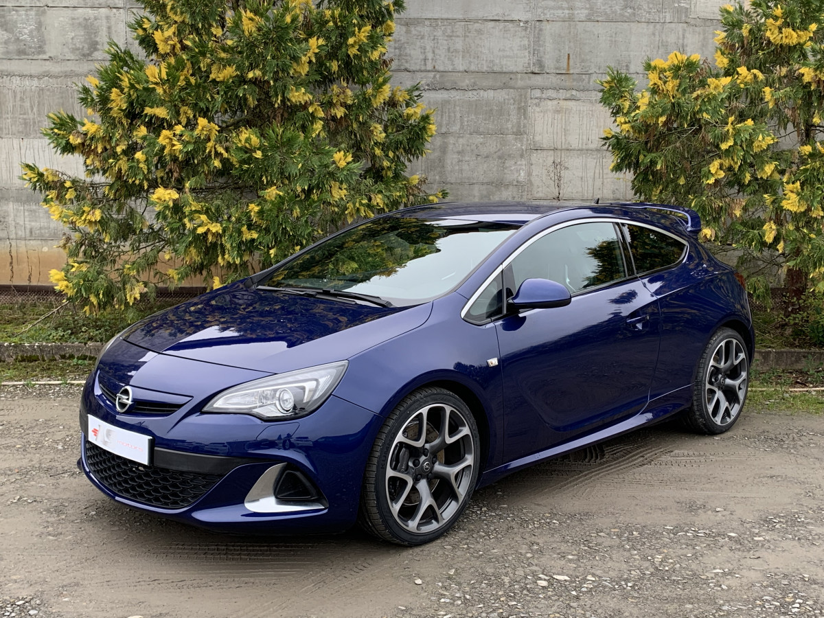 OPEL ASTRA OPC 2,0 TURBO 280 CV BLEU PACK APPARENCE GPS REGULATEUR JANTES 20 OPC FREINS BREMBO SIEGES BAQUET EN CUIR COMPLET HIFI INFINITY