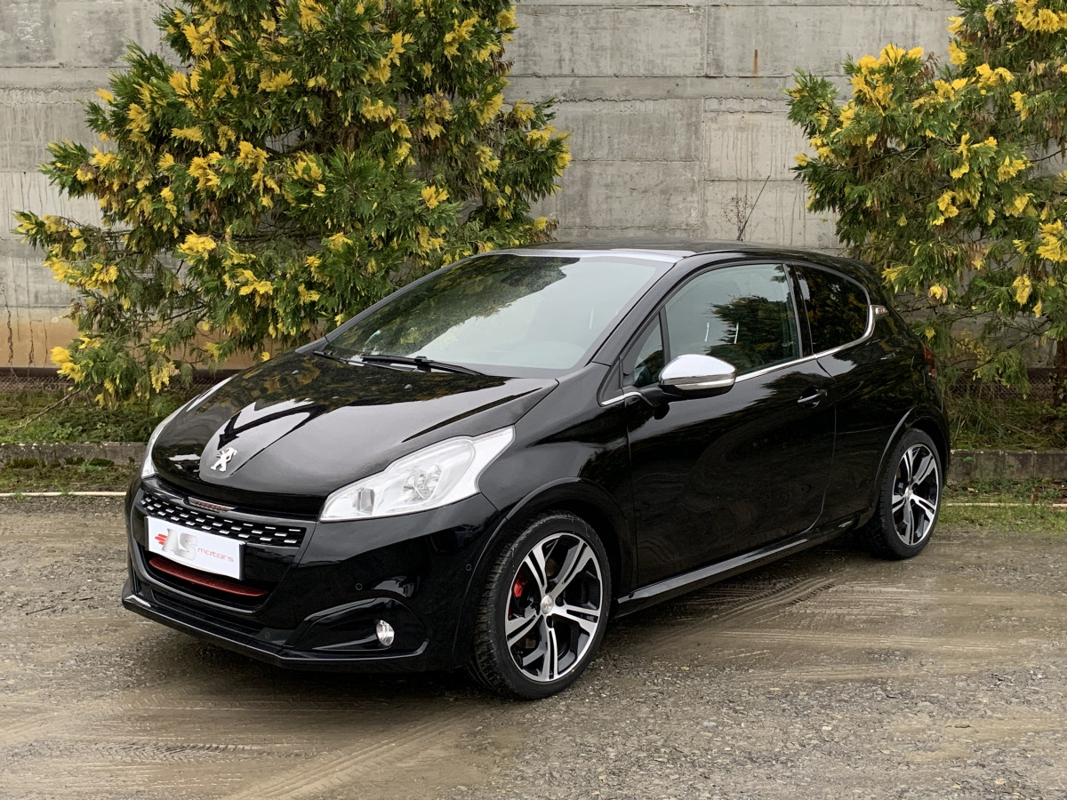 PEUGEOT 208 GTI 1,6 THP 208 CV NOIR TOIT PANORAMIQUE CAMERA HIFI JBL APPLE CAR PLAY GPS BLUETOOTH REGULATEUR